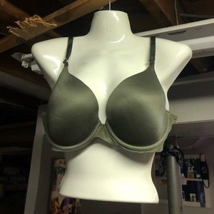 AERIE KHAKI LACE BACK BRA